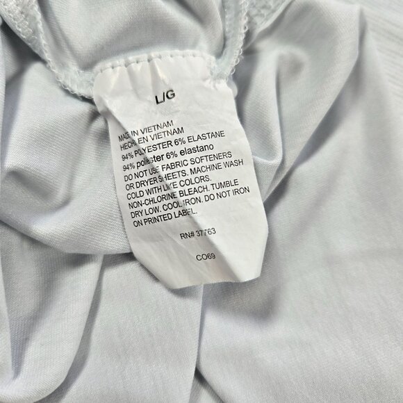 Callaway Opti-Dri Polo Shirt L Gray‎ Striped Short Sleeve Golf Performance Shirt - Picture 8 of 8